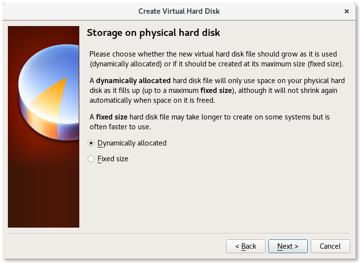 VirtualBox Kali Linux Storage on physical hard disk