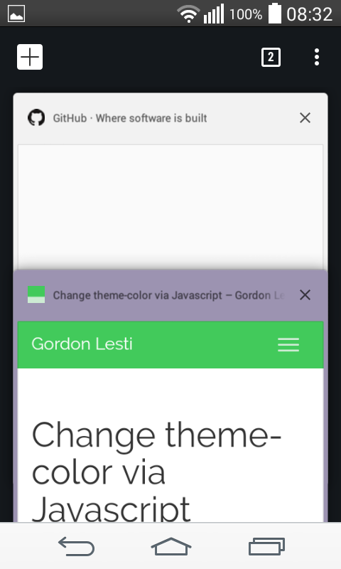 Change theme-color example 4