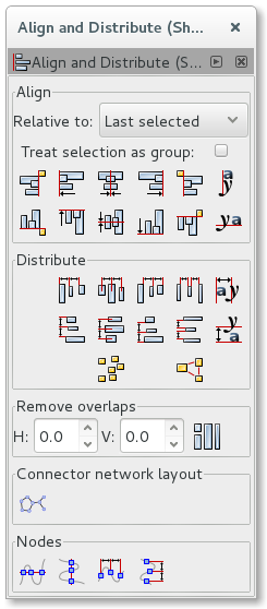 align objects diptrace